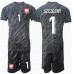Maillot de foot Pologne Wojciech Szczesny #1 Gardien Extérieur vêtements enfant Europe 2024 Manches Courtes (+ pantalon court)